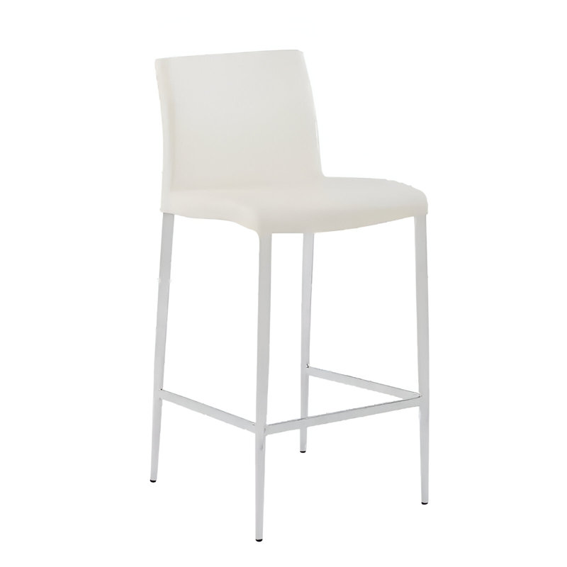 Tabouret de comptoir Samuel 26 po, Blanc