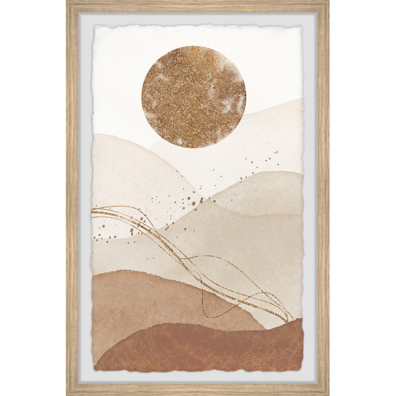 Bright Moonlight - Single Picture Frame Painting, 45cm H x 38cm W