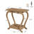 Modern Accent Side Table,2-Tier Coffee Table,End Table