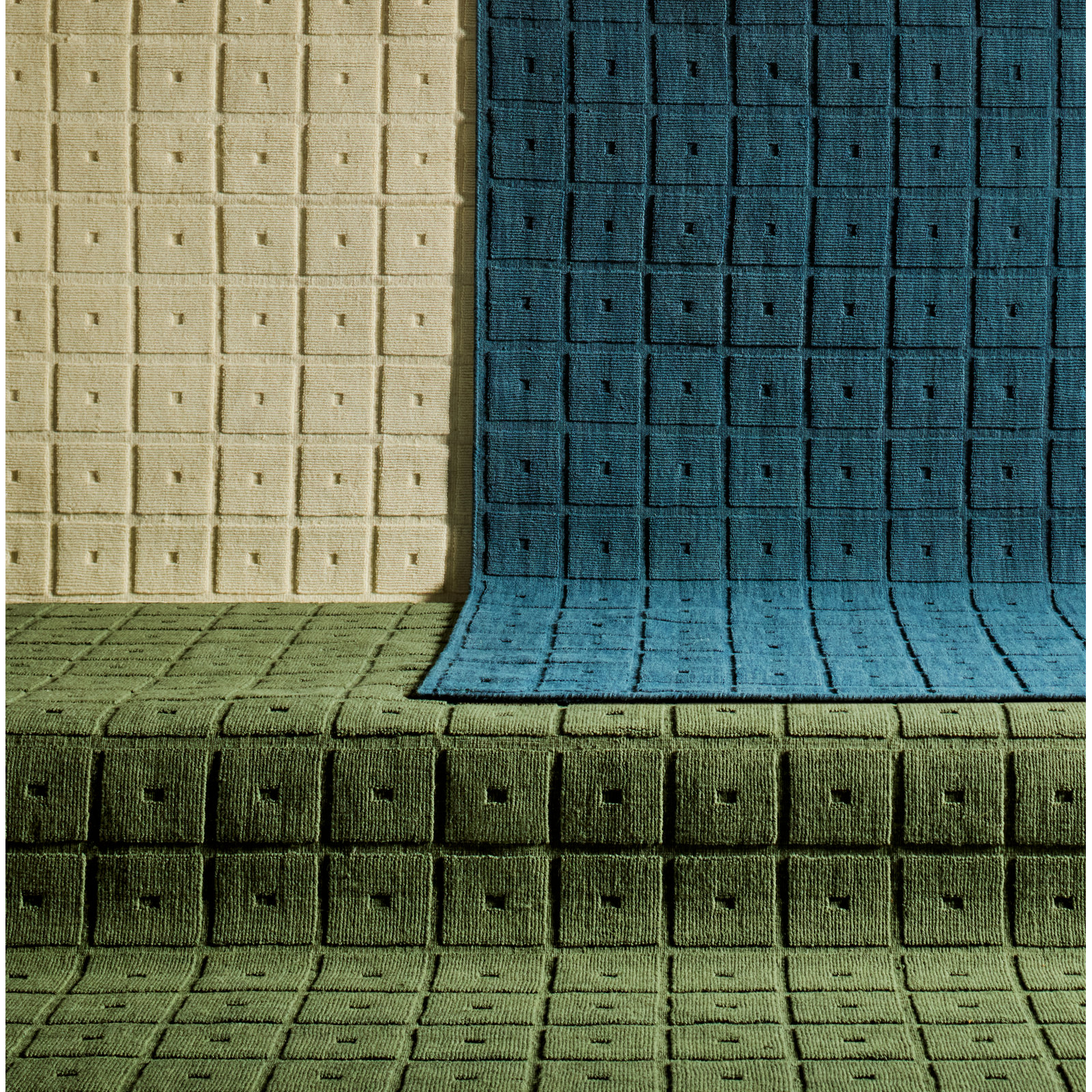 Vivora Squared Area Rug, Rectangle 3' x 5'