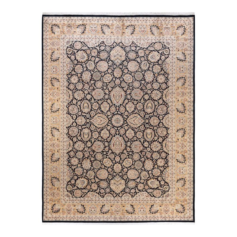 Classic One-of-a-Kind 9' 1" X 12' 3" Hand Knotted Area Rug