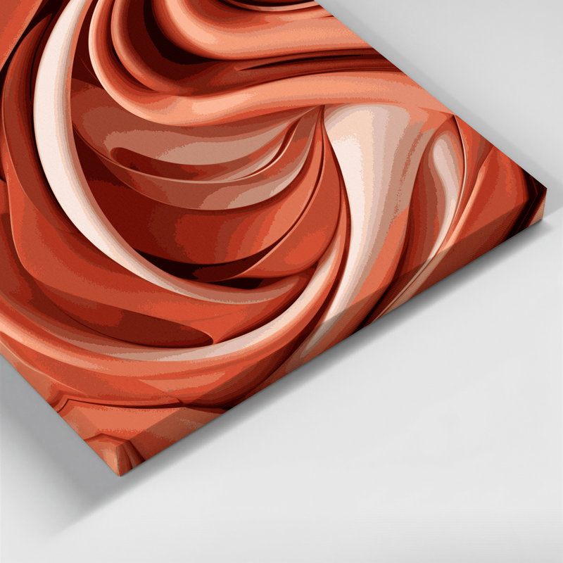 Art mural sur toile Biomorphic Abstraction 11, H 8 po x l 8 po