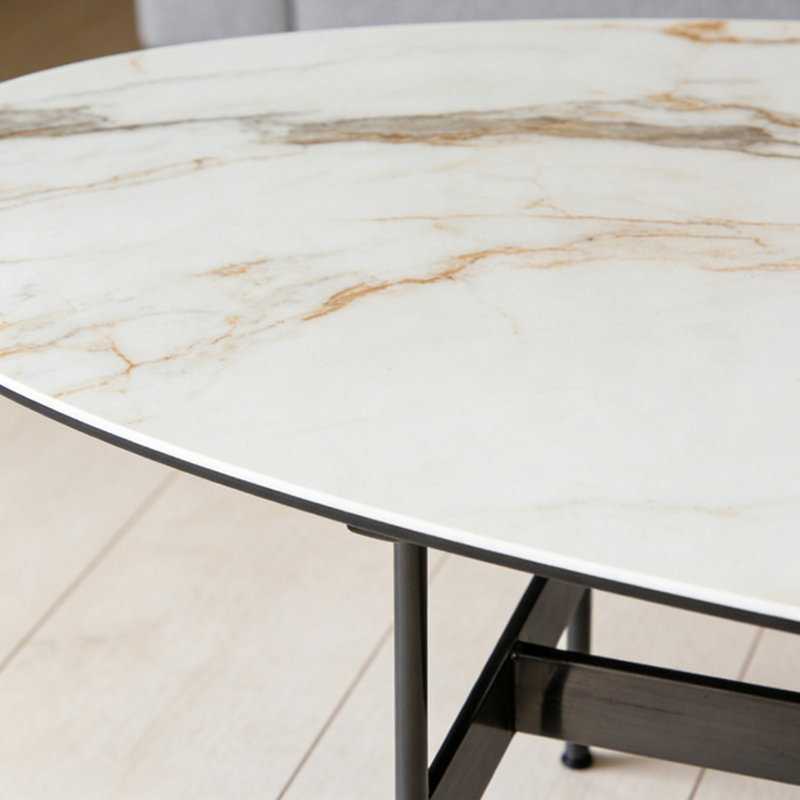 Table basse Modern Modern, Brun / Blanc