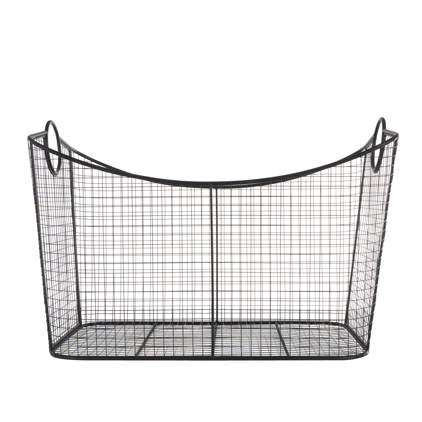 Annaya Metal General Basket, Black
