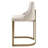 Bryce 26"H Upholstered Counter Stool with Metal Base