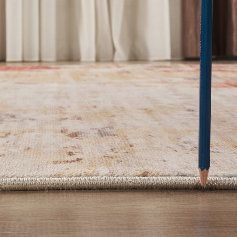 Tapis multicolore à motif spécial, Rectangle 7 pi 10 po x 10 pi 6 po
