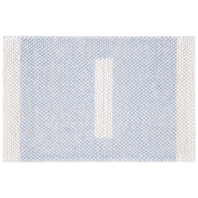 Tapis bleu clair / ivoire Natura 324