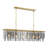 Wisbech 52'' Modern Gold Linear Chandelier