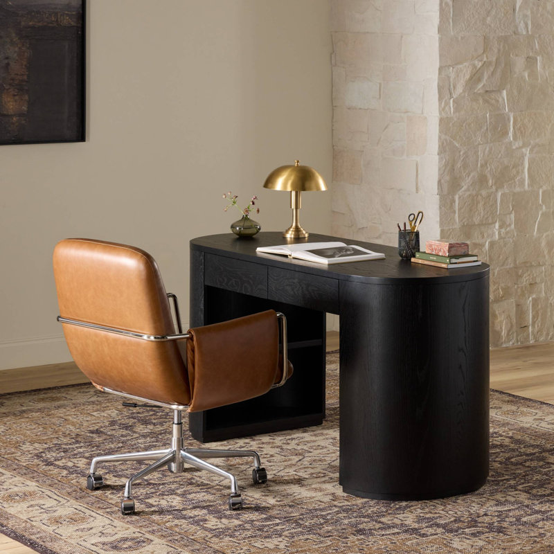 Sherman Lowback Desk Chair-Sonoma Chestnut, Sonoma Chestnut
