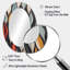 Rétro Abstractáleaves II - Miroir mural multicolore-1439414397