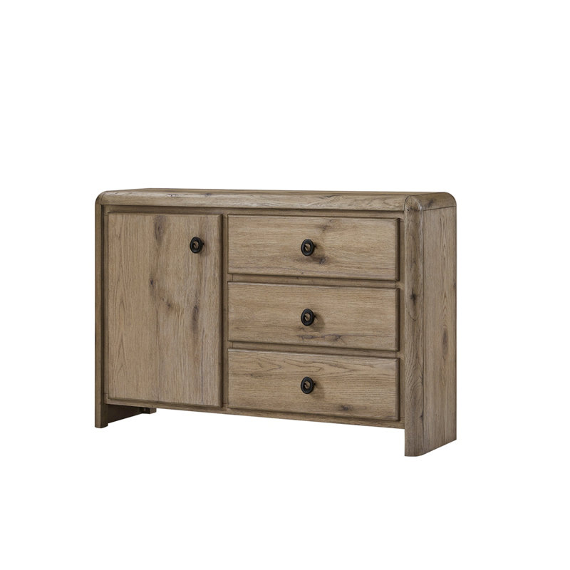 English Knotty Oak Accent Chest