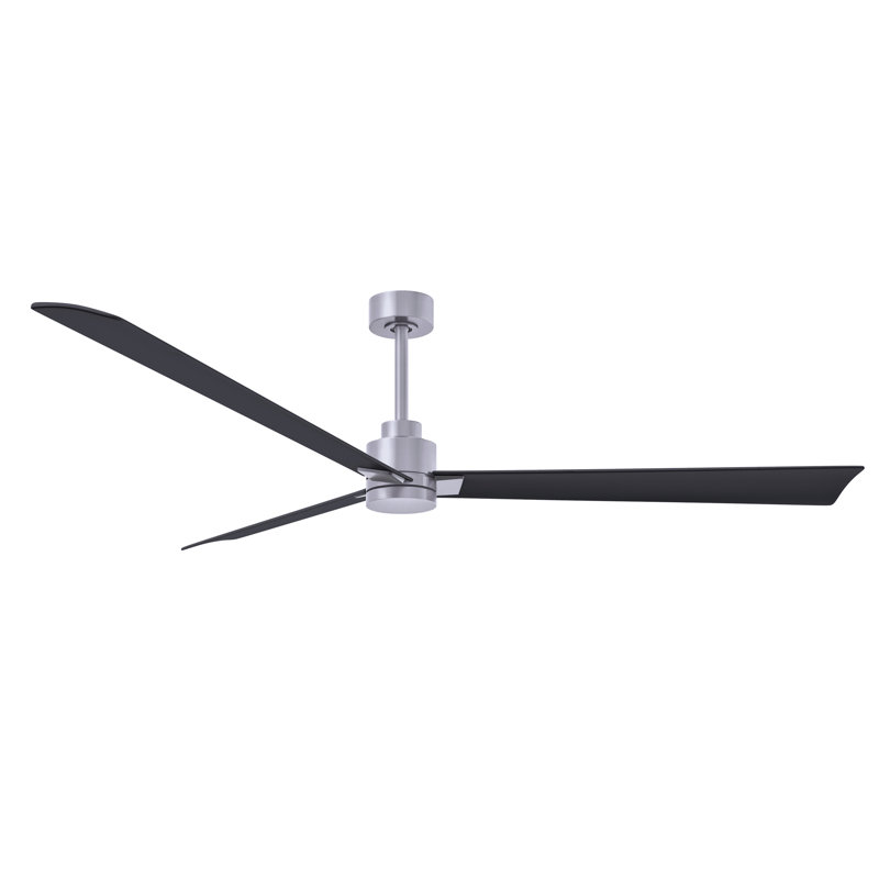 Alessandra 72'' Ceiling Fan, Brushed Nickel, Matte Black