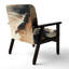 Chaise d'appoint Coastal Waves - Fauteuil Calal Costal, Sand and Beige-594171875