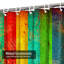 Rideau de douche Grunge Bright Stripes-638621635