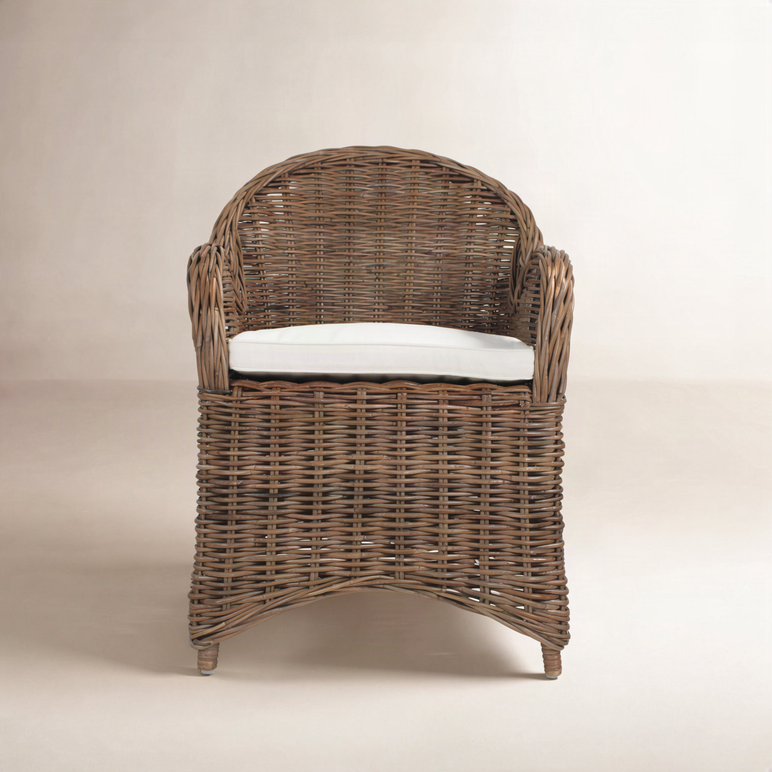 Attina Upholstered Armchair, Brown