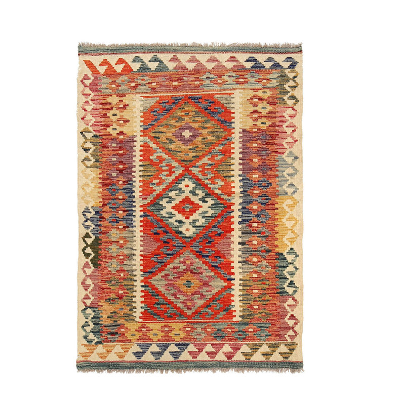 Tapis rectangulaire en laine 3 pi 3 po x 4 pi 10 po 