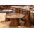 Eralia Caldera Coffee Table With Lava Marble And Dark Oak Base