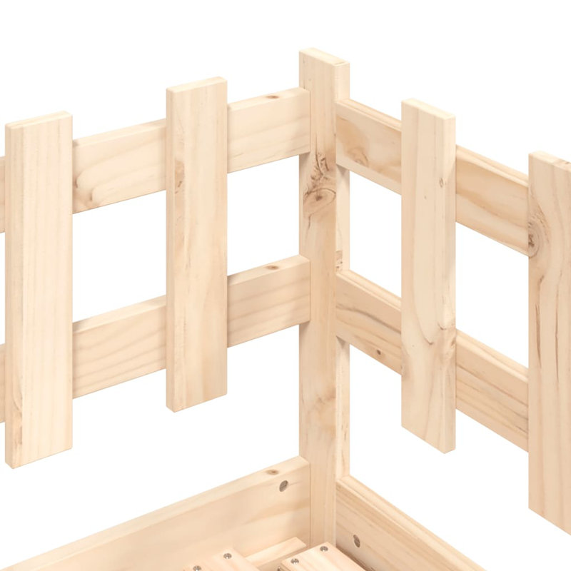 Volusia Solid Wood, Natural, Small Single (80 x 200cm)