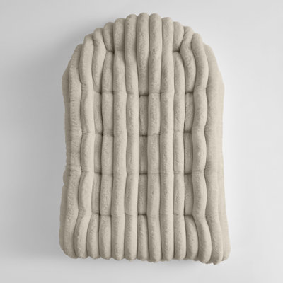 Faux Fur Reversible Throw Pillow