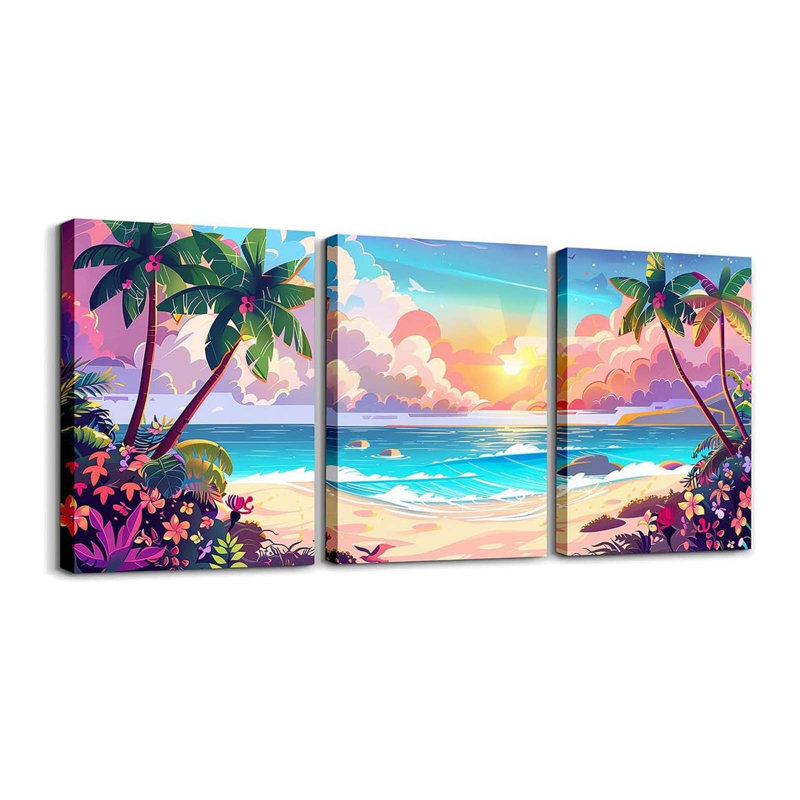 3 Piece Wrapped Canvas Print