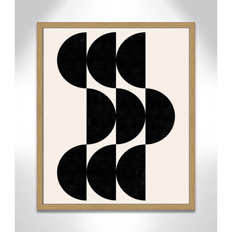 Impression de formes par Dotz, Natural Woodgrain, L 21,5 po x H 25,5 po, Framed Print