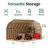 Colonial Greenfield Barn Outdoor Wood Storage Shed-294814155-294814199