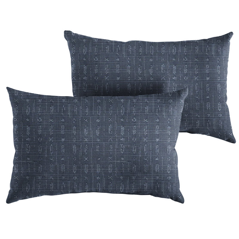Davant Geometric Sunbrella® Outdoor Throw Pillow, 13" x 20"