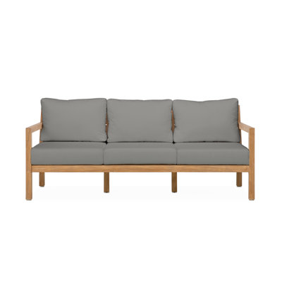 Classic Teak Sofa - Charcoal
