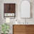 Wooden Wall Mounted Bathroom Cabinet with Adjustable Shelf and Towel Bar-753281139