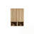 2-piece Bathroom Floating Side Cabinet Set with double doors