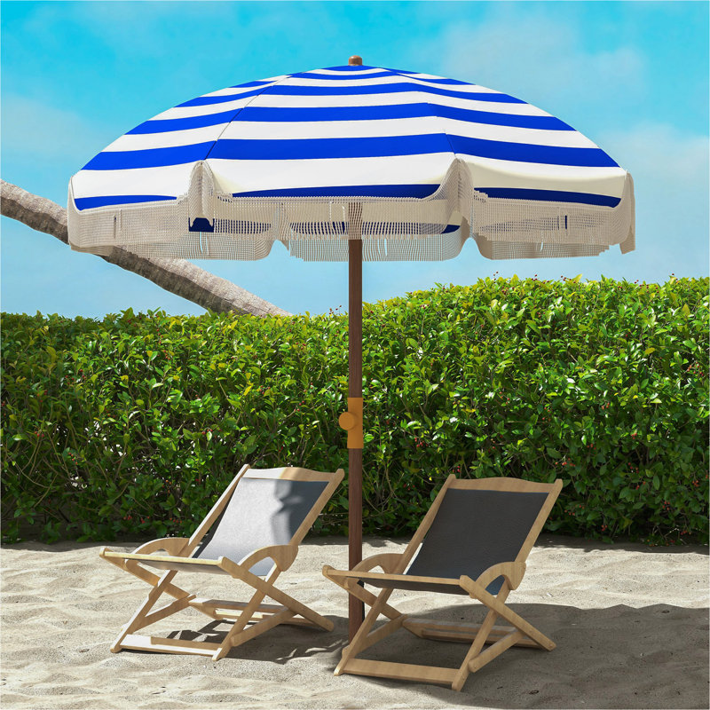 Parasol de plage portatif 6,2 pi Outsunny