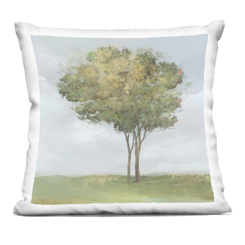Coussin décoratif imprimé Looming Spring Tree Bloom par Ian C.