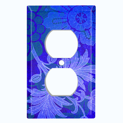Patterned 1 - Gang Toggle Light Switch Standard Wall Plate
