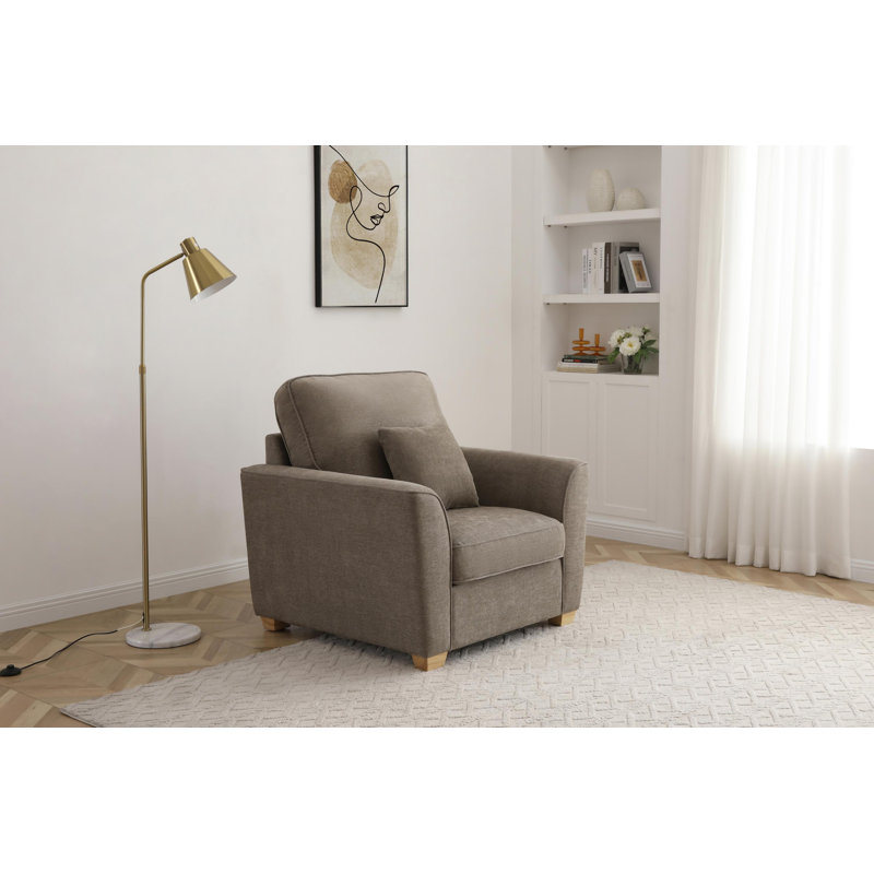 Upholstered Fabric Armchair