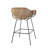 Haneza Counter Stool with Metal Frame-43503783
