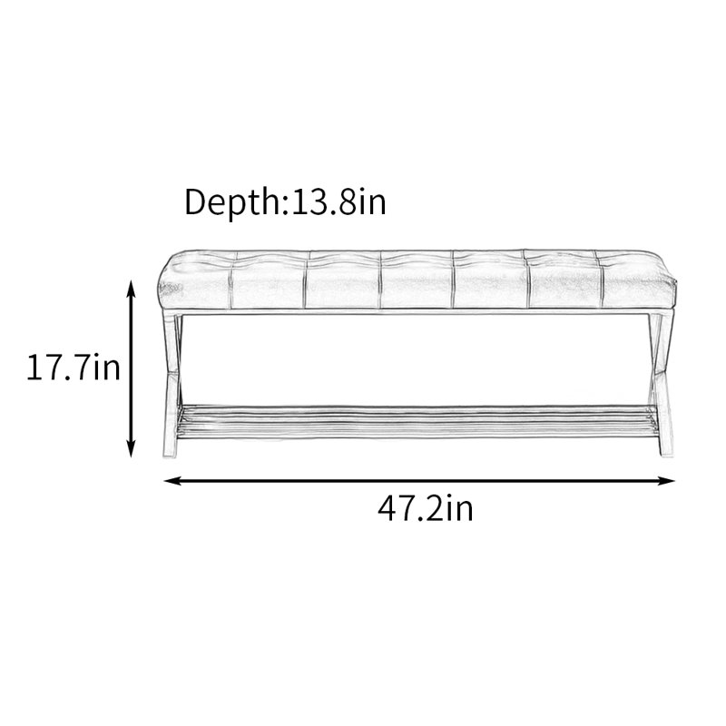Banc à langer 47,2