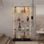 Armoire de rangement en verre, vin / classeur, DEL Bluetooth - standard