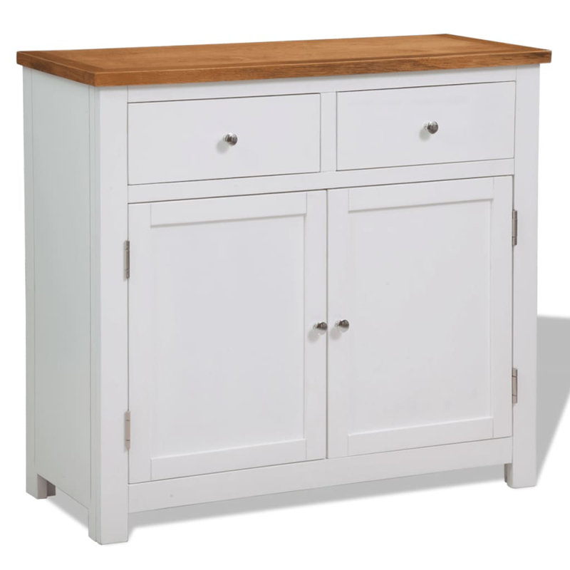 Sideboard Bar Buffet Cabinet for Kitchen Dining Room Solid Wood Oak
