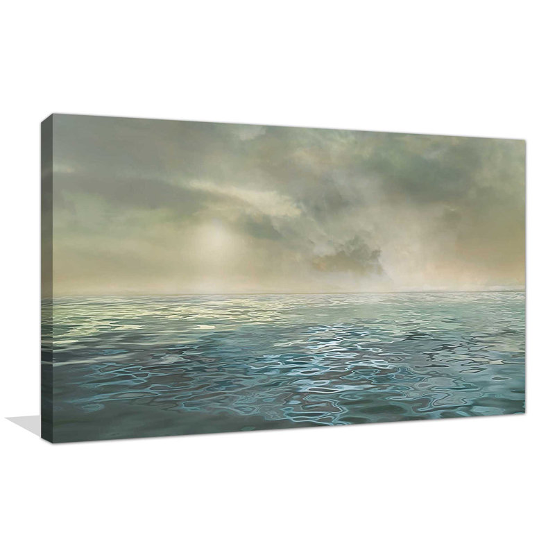«Foggy Morning», reproduction, H 36 po x l 60 po x P 1,5 po, Toile tendue