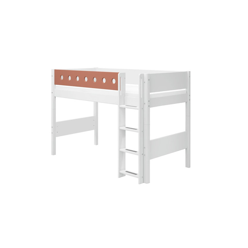 White Loft Bed Bed Frame