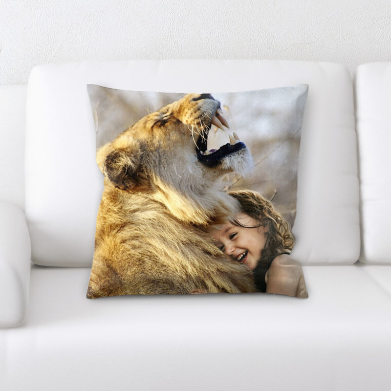 Coussin lion