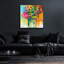 «Bright Bouquet» par Annelein Beukenkamp, art mural en verre acrylique-833812393