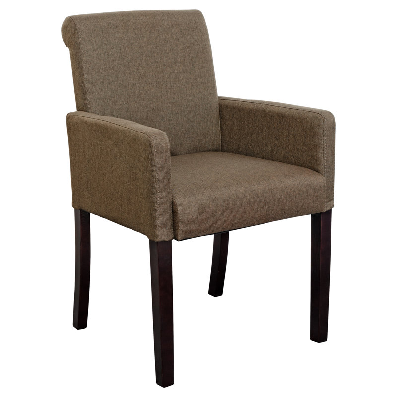 Burkley Upholstered Armchair, Brown