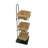 Mini 3 Tier Wicker Basket Organizer Stand for Tabletop Display, 8.3 X 8.3X 22.5"
