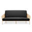 Housse pour canapé-lit réversible en tissu de polyester réversible avec fermeture à glissière 3 côtés-87758523-96484494