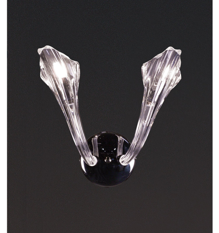 Gaspard Glass Armed Sconce
