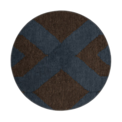 Tapis d'intérieur et d'extérieur à carreaux gris