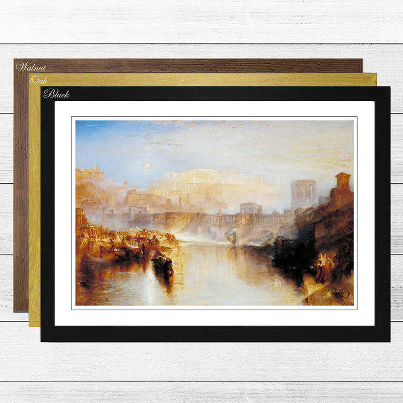 J.M.W. Turner - Single Picture Frame Painting, Walnut
