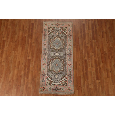 One-of-a-Kind Rectangle 2'6" X 5'11" New Age Wool Area Rug in Gray