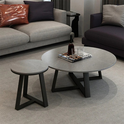 Humzah Stone Top Nesting Coffee Table